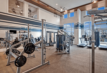 Fitness center view